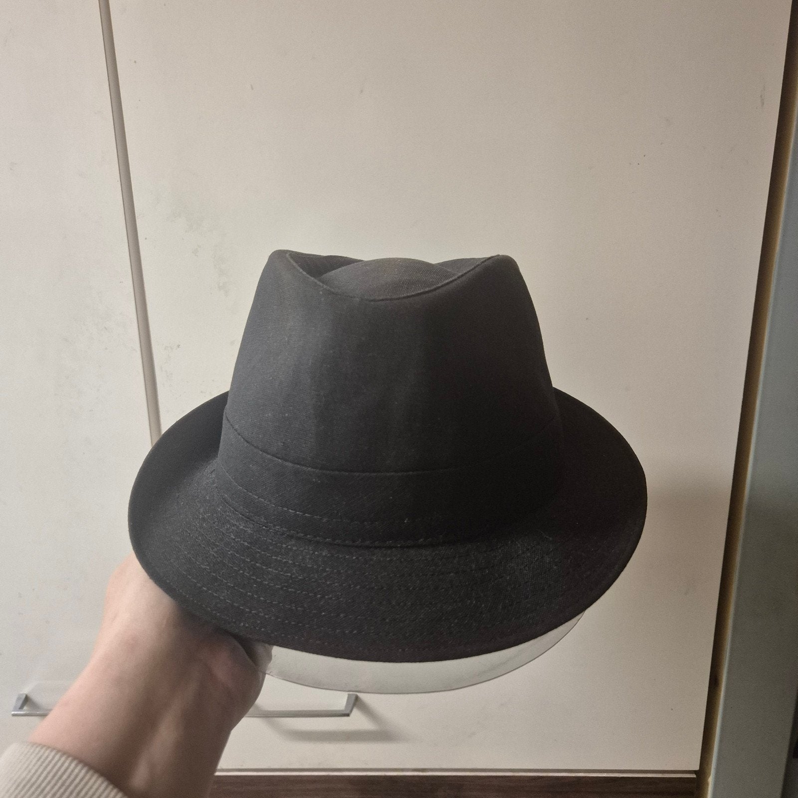 Stijlvolle Zwarte Hoed - Klassiek en Tijdloos, Stetson, Hoed, Ophalen of Verzenden, 57 cm (M, 7⅛ inch) of minder