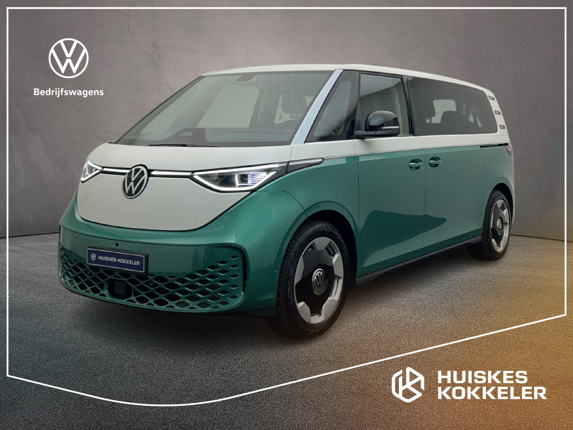 Volkswagen ID. Buzz Pro Bulli 286pk 86 kWh LWB | €2.500,=, Achterwielaandrijving, Zwart, Automatische klimaatregeling, Nieuw