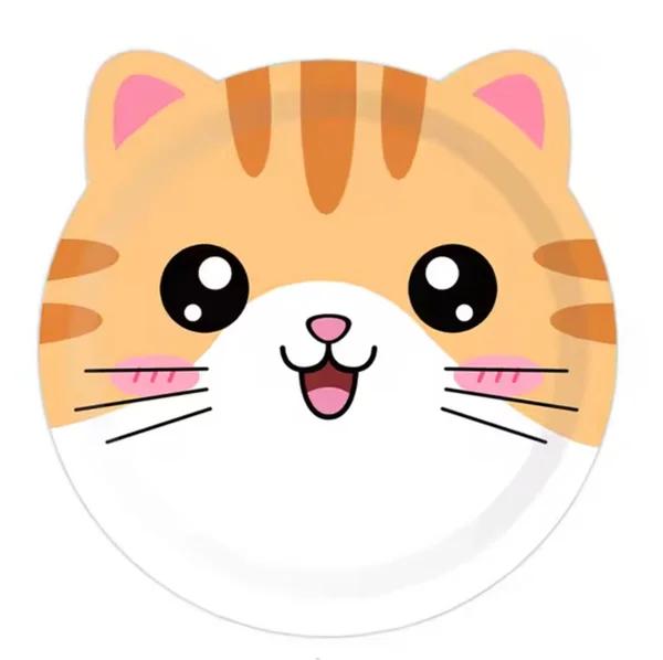 10 bordjes met katten afbeelding, Nieuw, Ophalen of Verzenden, Info@sweet-one.nl, Sweet-One