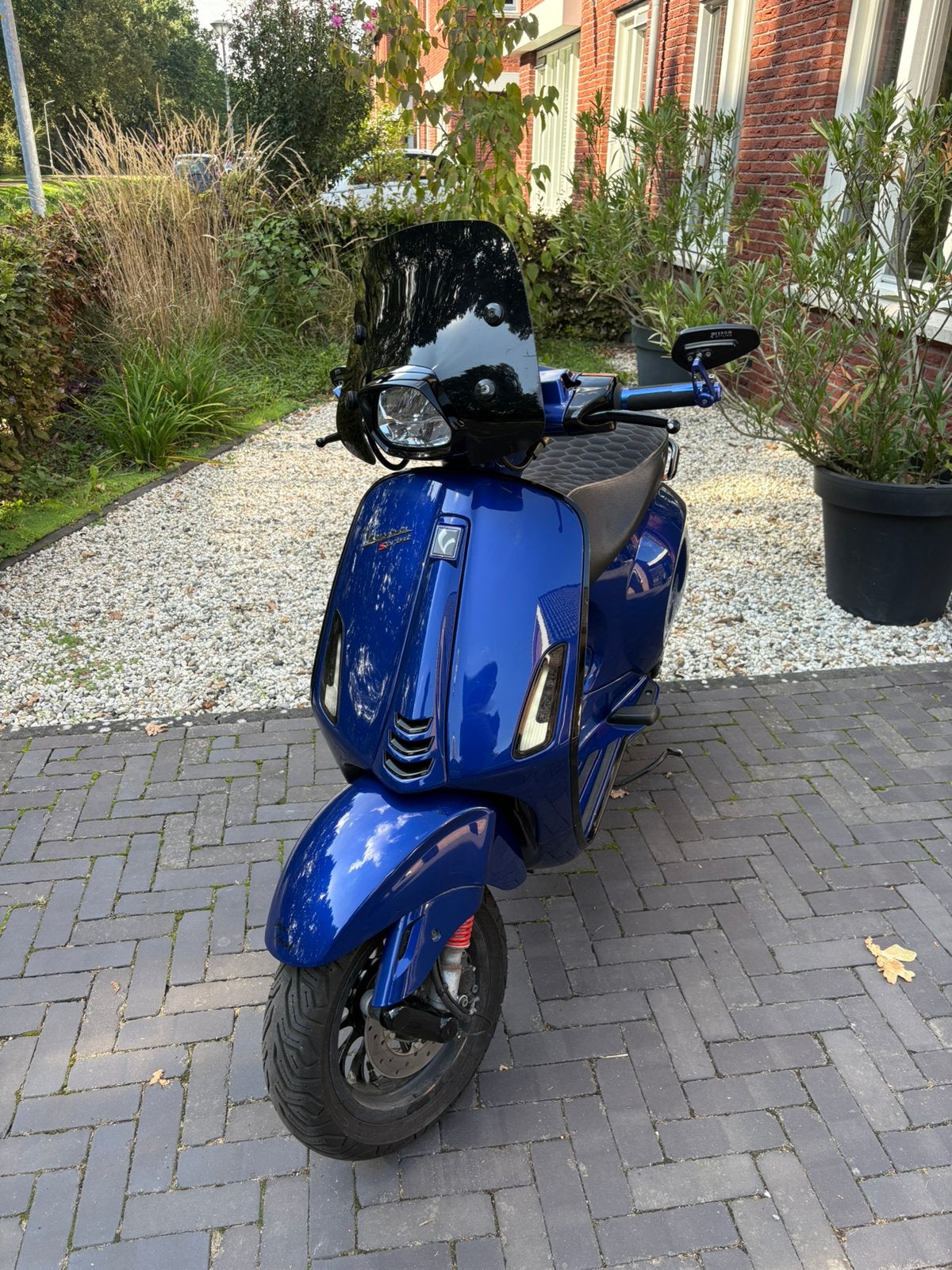 Vespa sprint lapiz blue, Fietsen en Brommers, Ophalen, Maximaal 45 km/u, Vespa S, Zo goed als nieuw