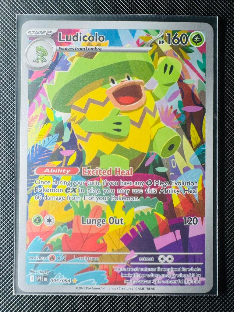 Pokémon Ludicolo #095 Phantasmal Flames, Ophalen of Verzenden, Zo goed als nieuw