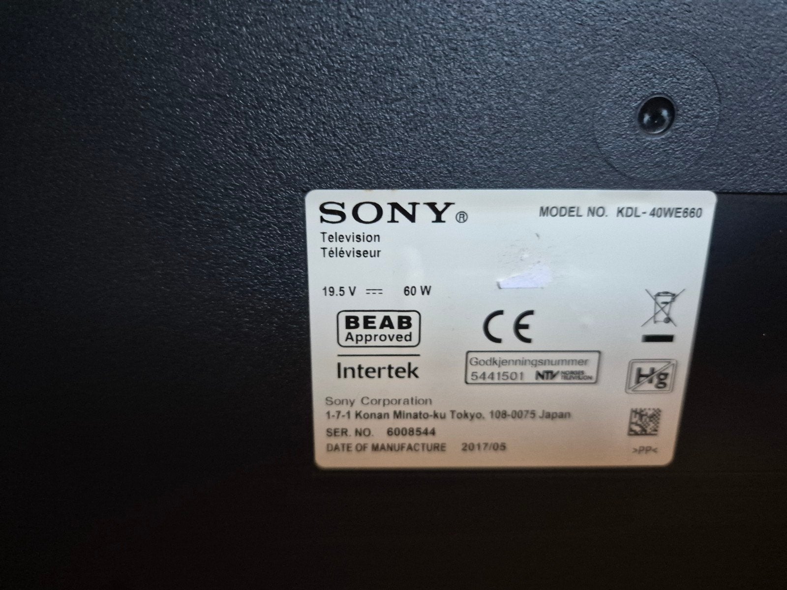 Sony KDL-40WE660 Full HD Smart TV - 40 inch, Audio, Tv en Foto, Televisies, Ophalen, LED, 50 Hz, Zo goed als nieuw