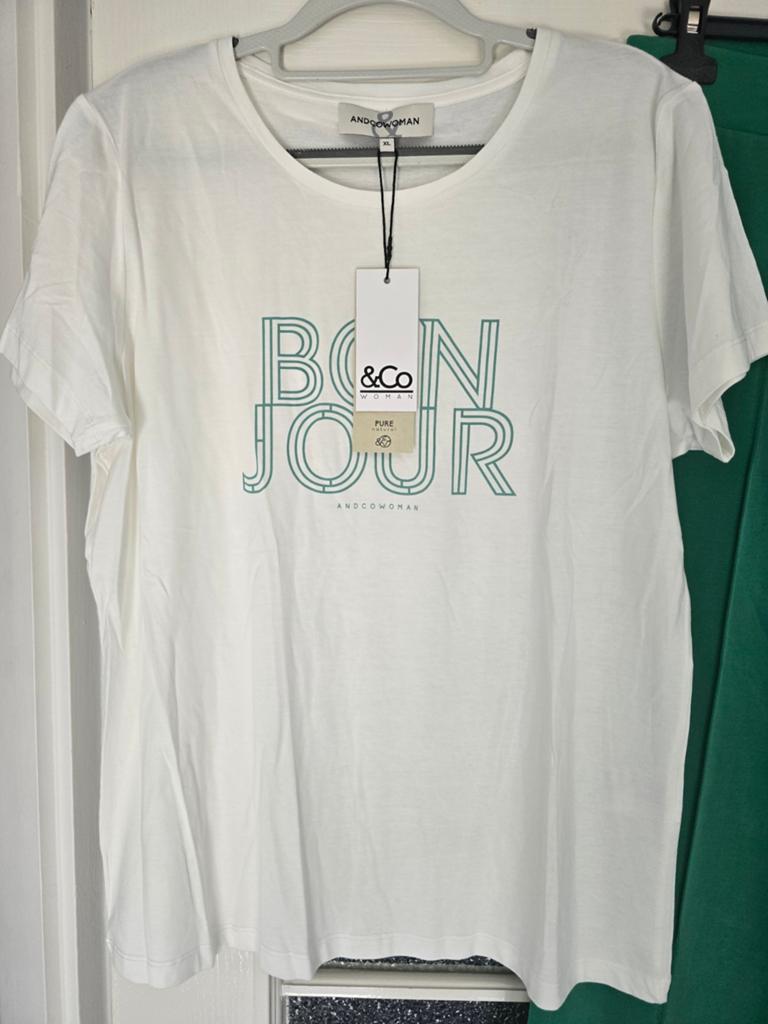 Nieuw &co woman andcowoman and cowoman xl bonjour, Blauw, Maat 46/48 (XL) of groter, Nieuw, Ophalen of Verzenden