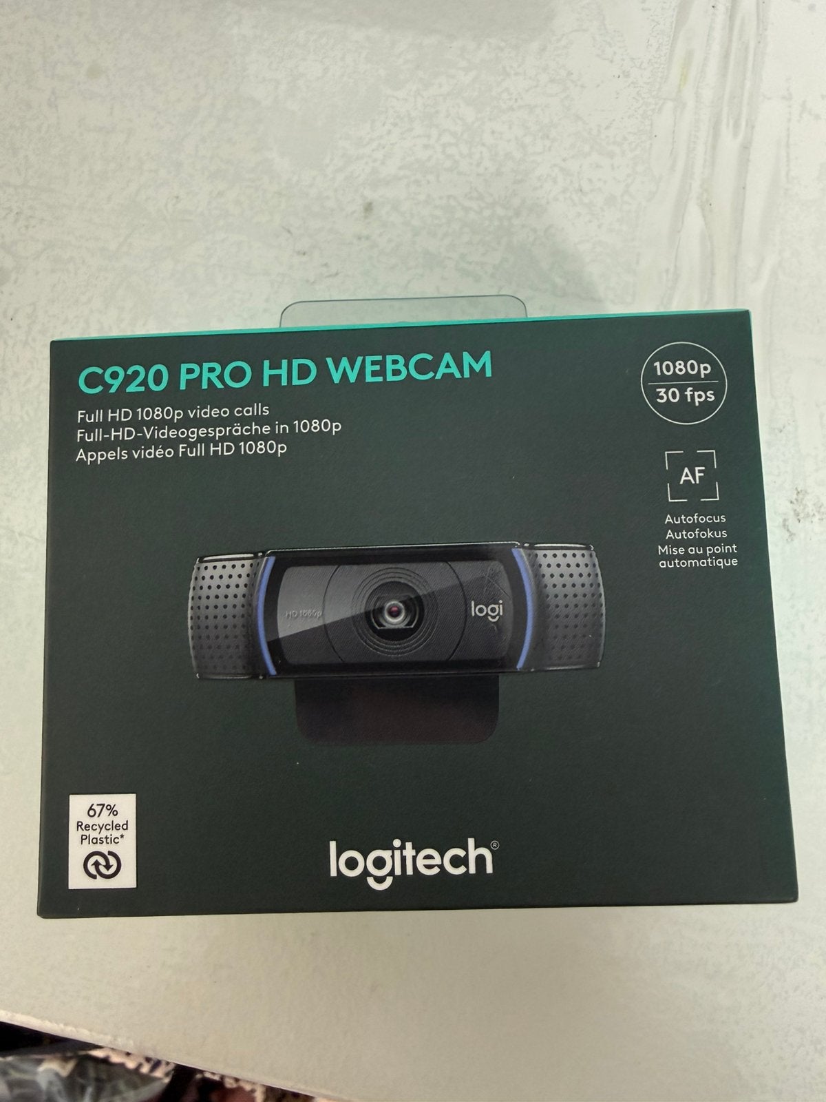 Logitech webcam C920 pro HD, Ophalen of Verzenden, Nieuw