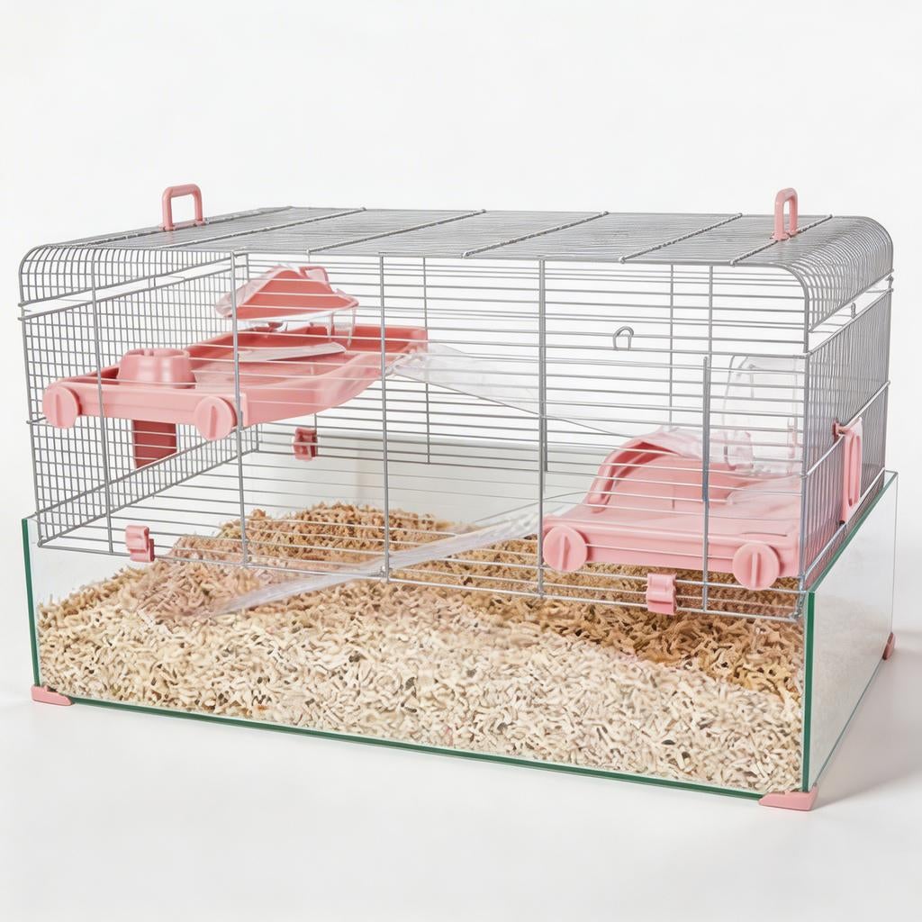 Hamsterkooi incl benodigdheden, Kooi, Minder dan 75 cm, Zo goed als nieuw, Ophalen