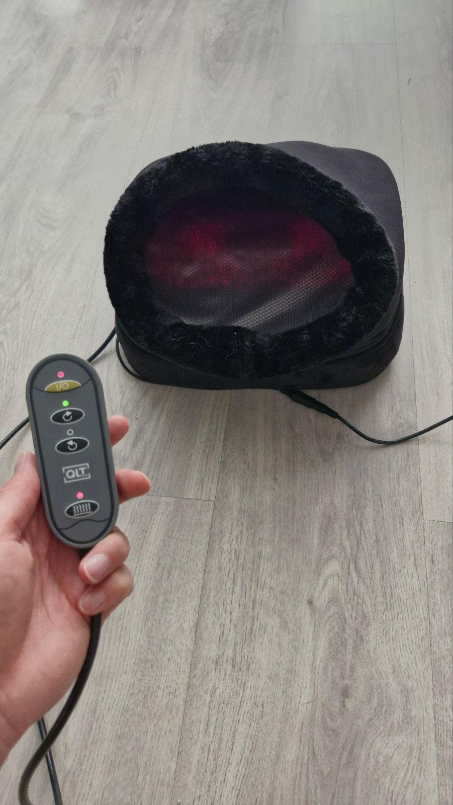 Voetwarmer met massagefunctie en afstandsbediening, Ophalen of Verzenden, Zo goed als nieuw, Hand- en Voetverzorging