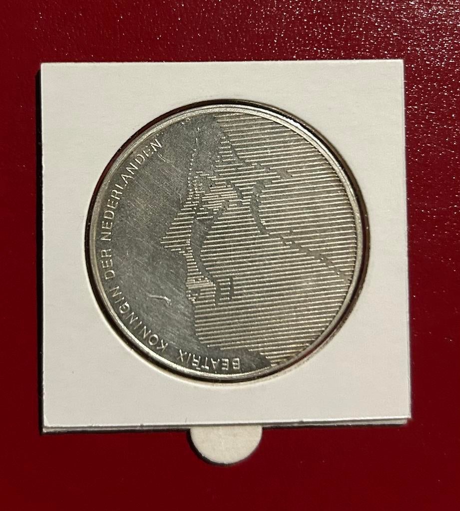 Zilveren 50 Gulden 1984 925/1000 gehalte Willem van Oranje, Verzenden, Koningin Beatrix, Zilver, Losse munt