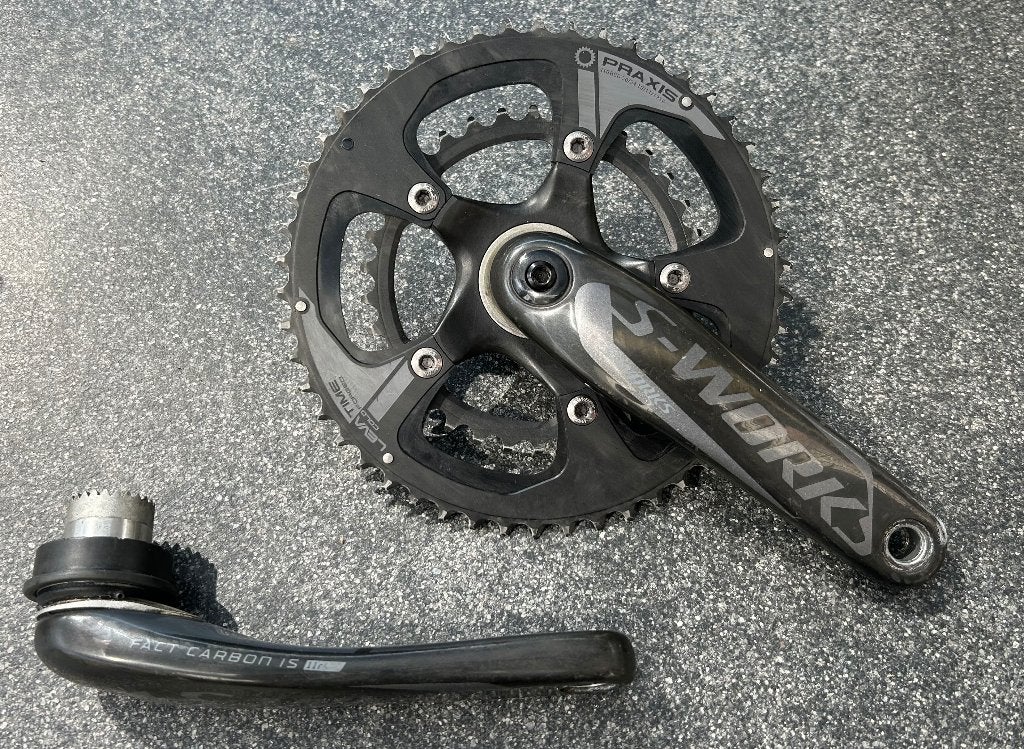 Specialized S-Works compact carbon crankstel, 34/50t, Specialized, Frame, Gebruikt, Ophalen of Verzenden