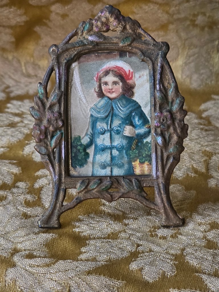 Antiek Att Nouveau fotolijstje frans klein model, Verzenden