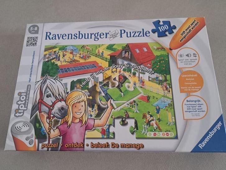 Tiptoi interactieve puzzel 'Op de manege', Kinderen en Baby's, Speelgoed | Educatief en Creatief, Ophalen of Verzenden, Zo goed als nieuw