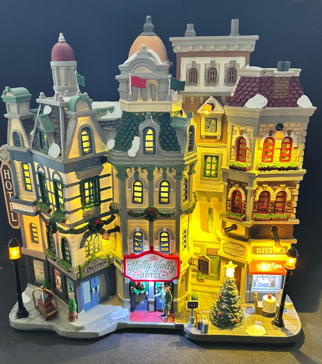 Lemax the holly jolly hotel - facade, Diversen, Kerst, Ophalen, Gebruikt