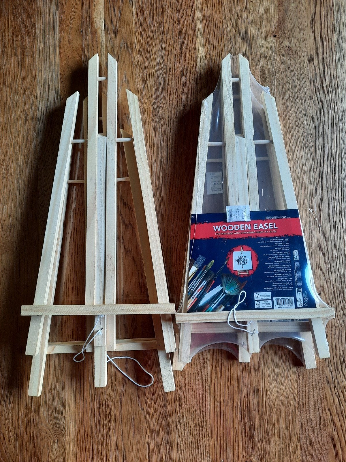 4x houten schildersezeltjes, Ophalen, Ezel