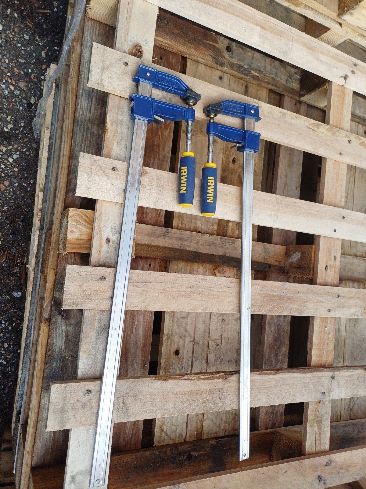 Irwin Quick-Grip Klemmen - Set van 2, Ophalen of Verzenden, Gebruikt, Klem, Overige merken