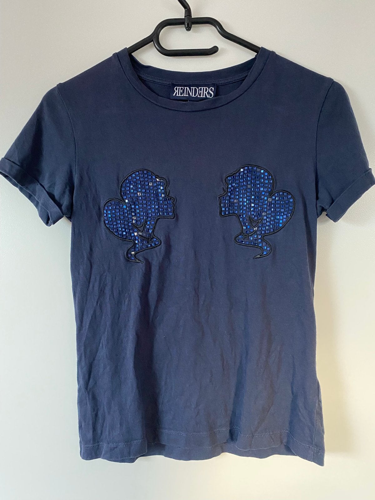 Reinders tshirt maat XS, Blauw, Ophalen of Verzenden, Zo goed als nieuw, Korte mouw
