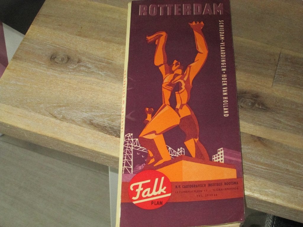 plattegrond Rotterdam, Ophalen of Verzenden, 1800 tot 2000, Nederland, Landkaart