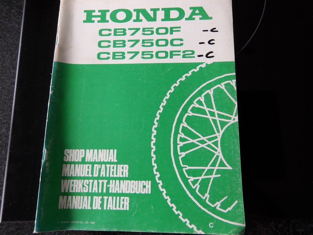 Honda CB750F CB750C CB750F2 Werkplaatshandboek, Verzenden, Honda