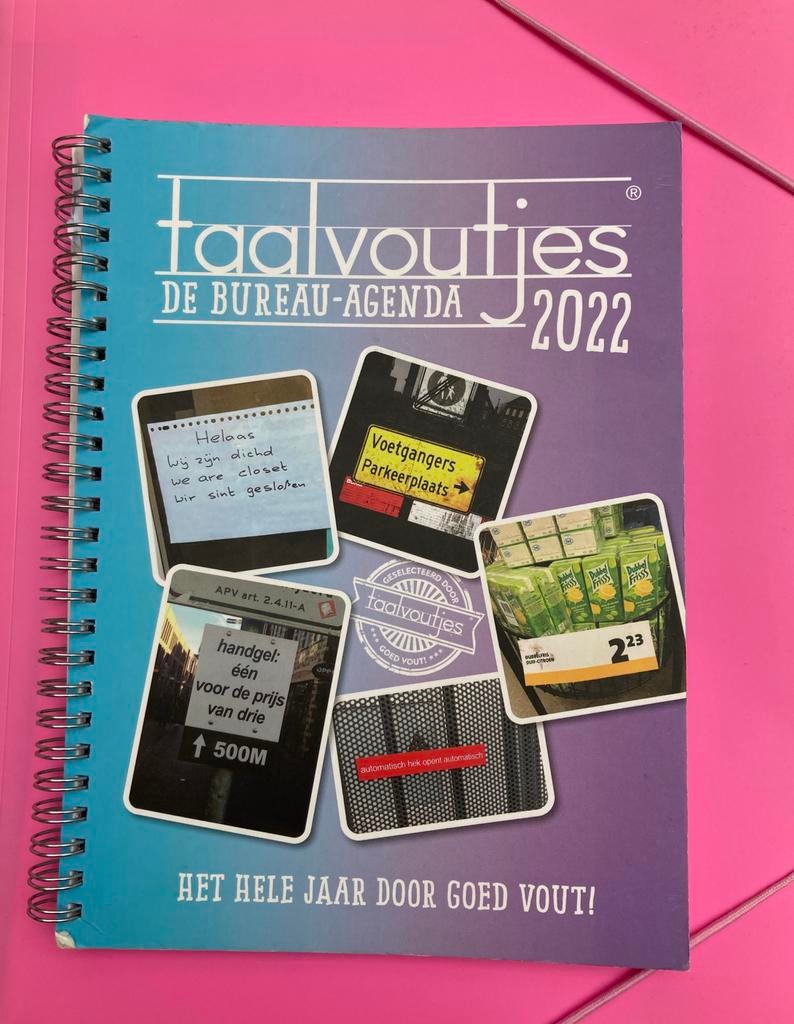 Taalvoutjes agenda 2022, Ophalen of Verzenden, Zo goed als nieuw