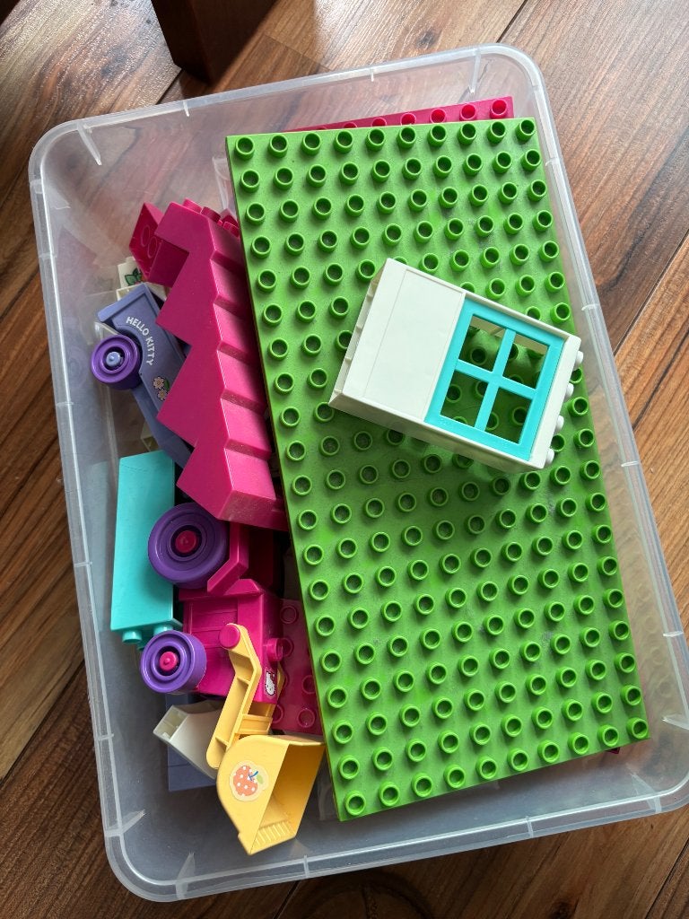 Mega blocks Unico Hello Kitty huis, Ophalen, Gebruikt, Overige merken