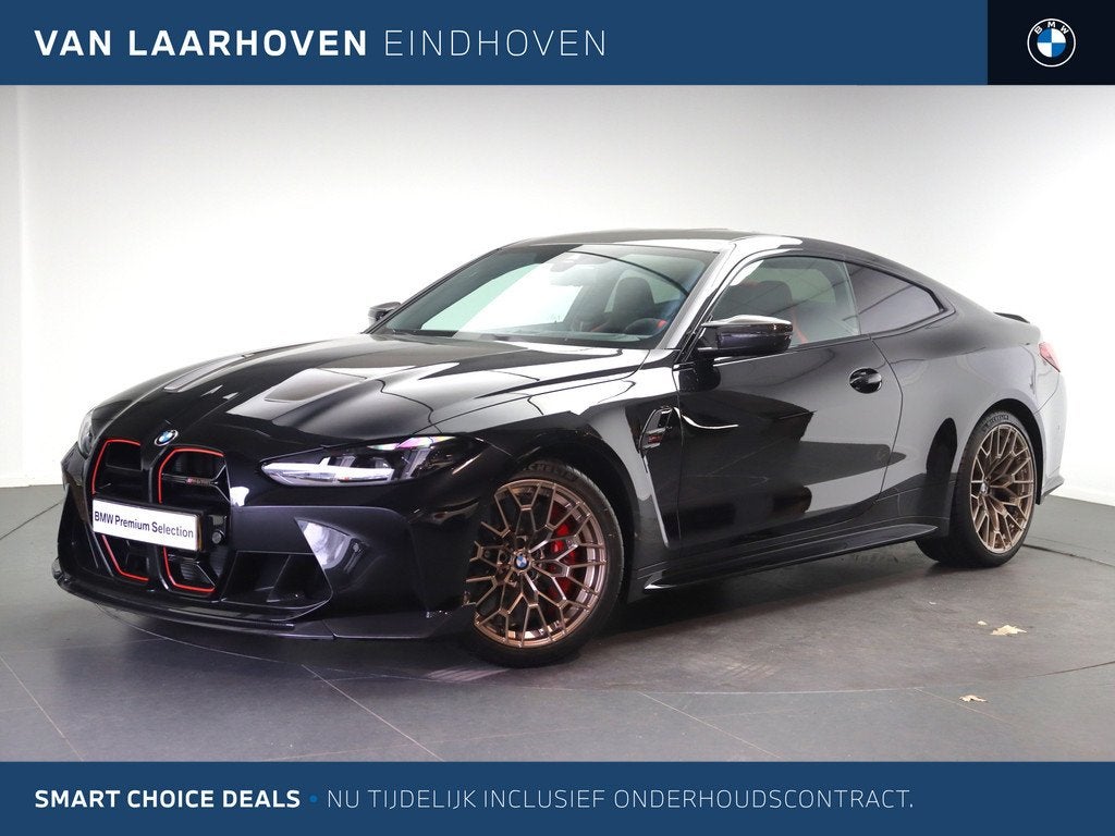 BMW 4 Serie Coupé M4 CS Automaat / M Drive Professional / M, Auto's, BMW, Euro 6, Met garantie (alle), 4 stoelen, Zwart