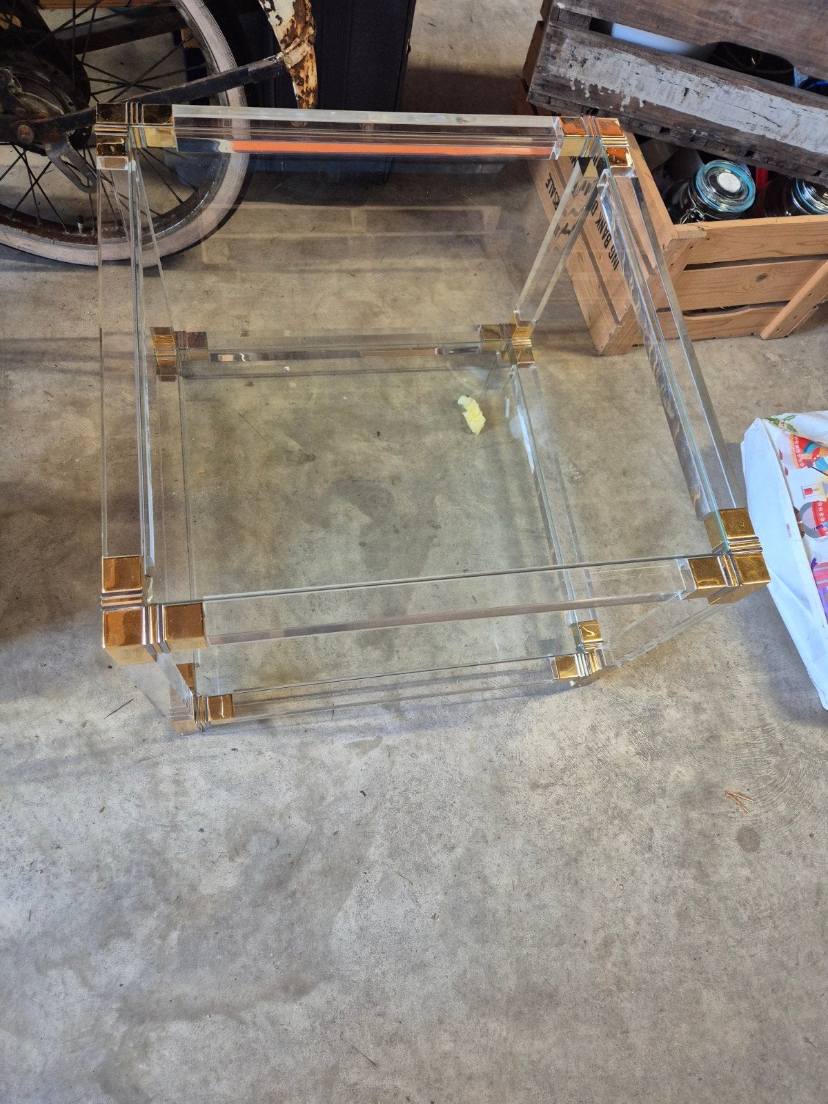 glazen bij zet tafel, Ophalen, Rechthoekig, 50 tot 100 cm, 50 tot 100 cm
