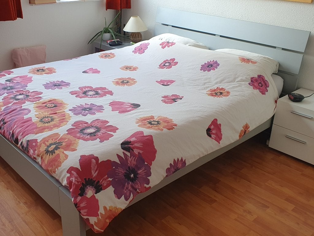 Tweepersoonsbed 160x200, Huis en Inrichting, Slaapkamer | Bedden, Ophalen, Gebruikt, 200 cm, 160 cm