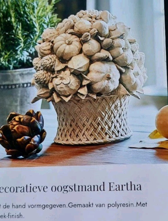 decoratieve Oogstmand., Huis en Inrichting, Ophalen, Nieuw