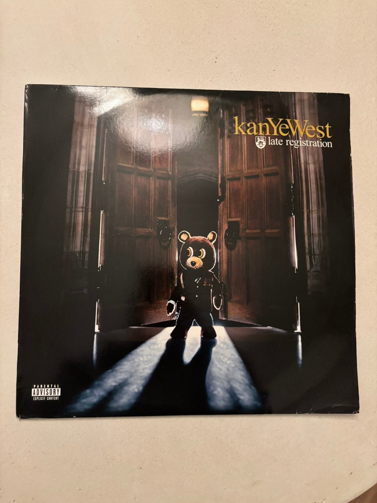 Lp 2005 kanye west - late registration vinyl vg++, Cd's en Dvd's, Ophalen of Verzenden, Zo goed als nieuw, LP