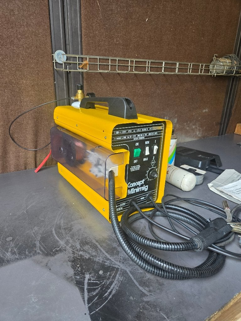 Ferm Concept Minimig en Concept 1400 lasapparaten set, Ophalen of Verzenden, Gebruikt, Minder dan 150 ampère, Co2