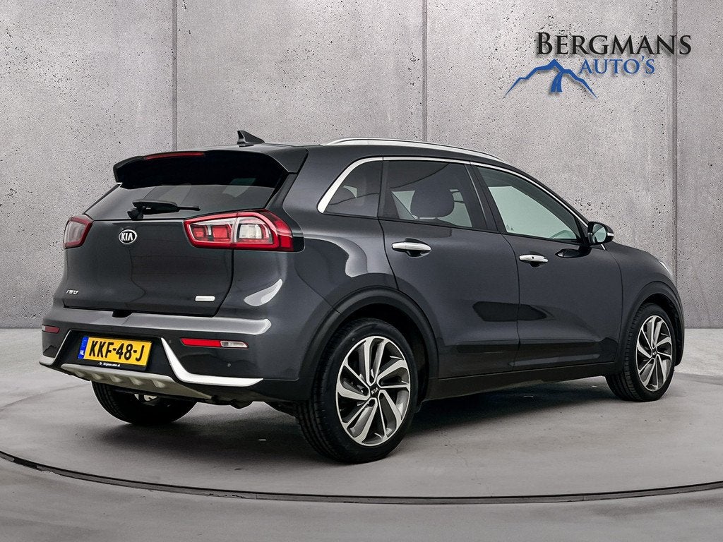 Kia Niro - 1.6 GDi Hybrid DynamicLine // DEALERONDERHOUDEN /, Automatische klimaatregeling, Gebruikt, Leder en Stof, Bedrijf