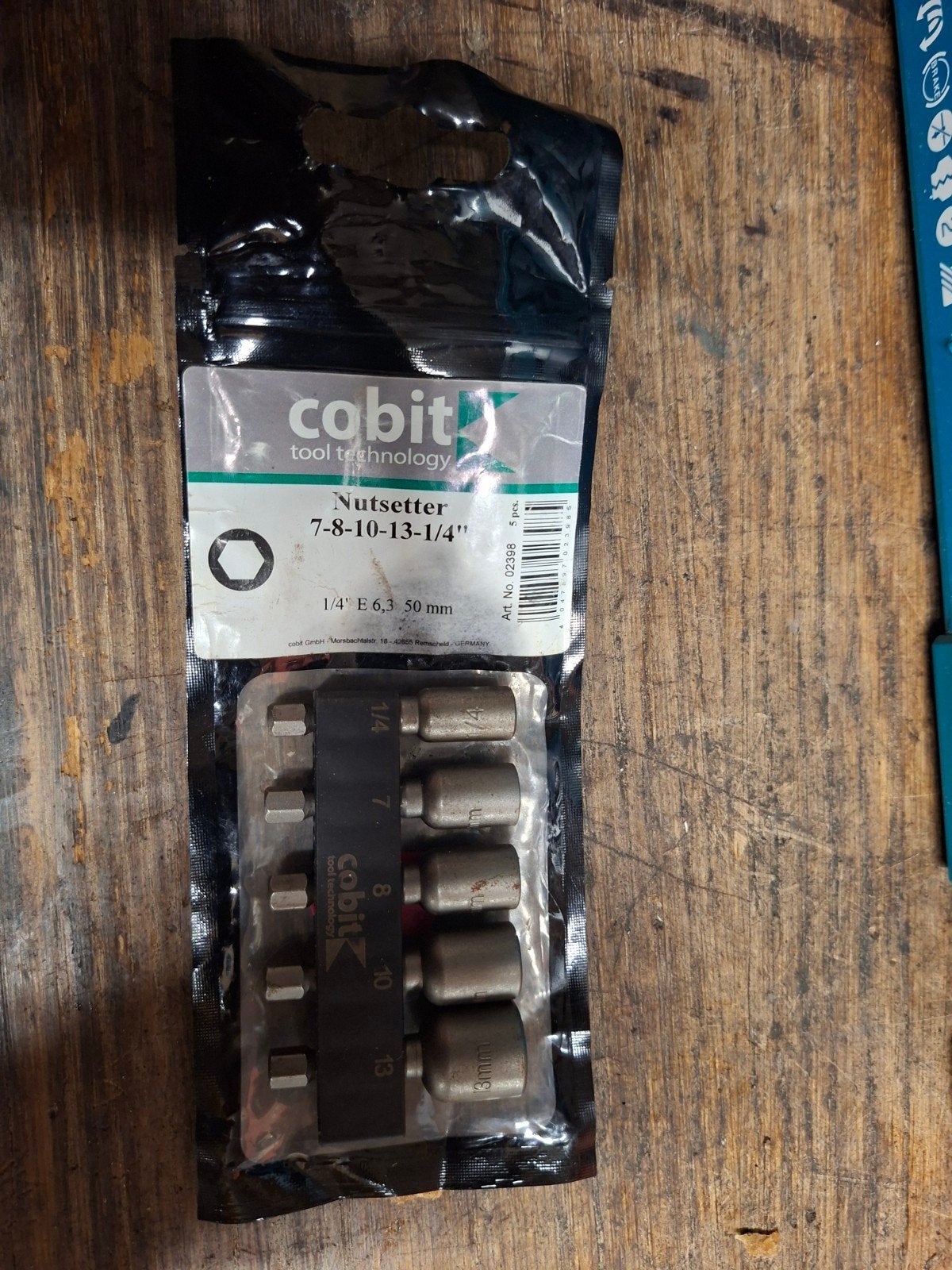 Gloednieuwe Cobit Nutsetter Bitset - 5-delig, Ophalen of Verzenden, Nieuw, Bitset, Overige merken