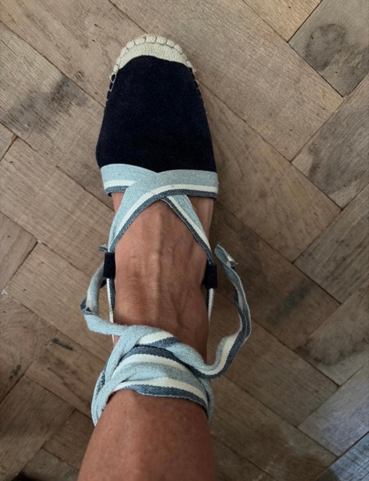 Fred de la Bretoniere Espadrilles Maat 40, Kleding | Dames, Schoenen, Verzenden, Gedragen, Blauw, Espadrilles of Moccasins