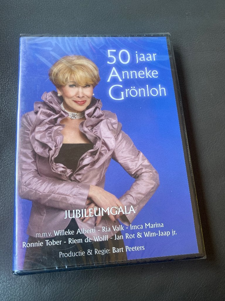 DVD: 50 jaar Anneke Grönloh - Jubileumgala (Nieuw), Alle leeftijden, Ophalen of Verzenden, Nieuw in verpakking, Concert
