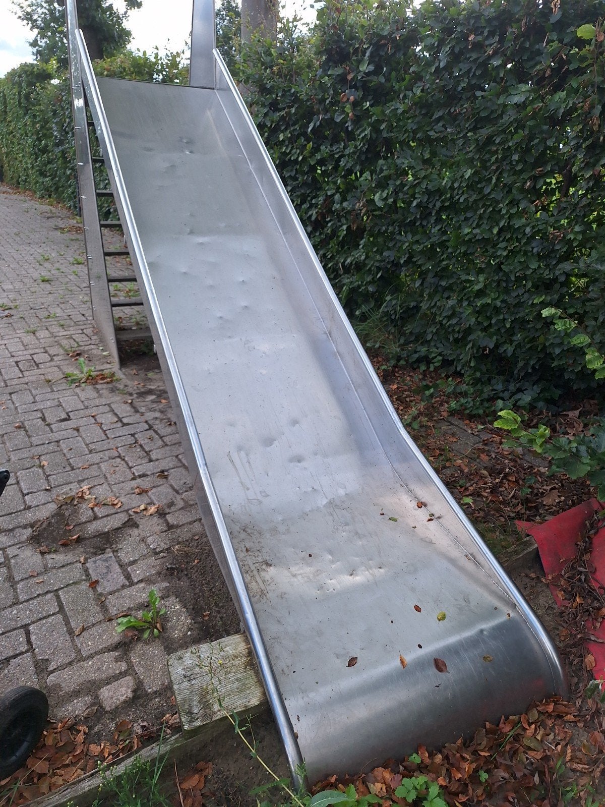 Robuuste RVS Glijbaan met Trap - Gebruikt, Ophalen of Verzenden, Gebruikt
