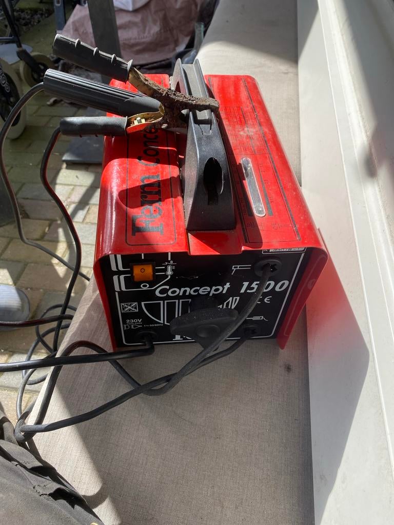 Ferm Concept 1500 Lasapparaat - Gebruikt maar functioneel, Ophalen of Verzenden, Gebruikt, Minder dan 150 ampère, Elektroden