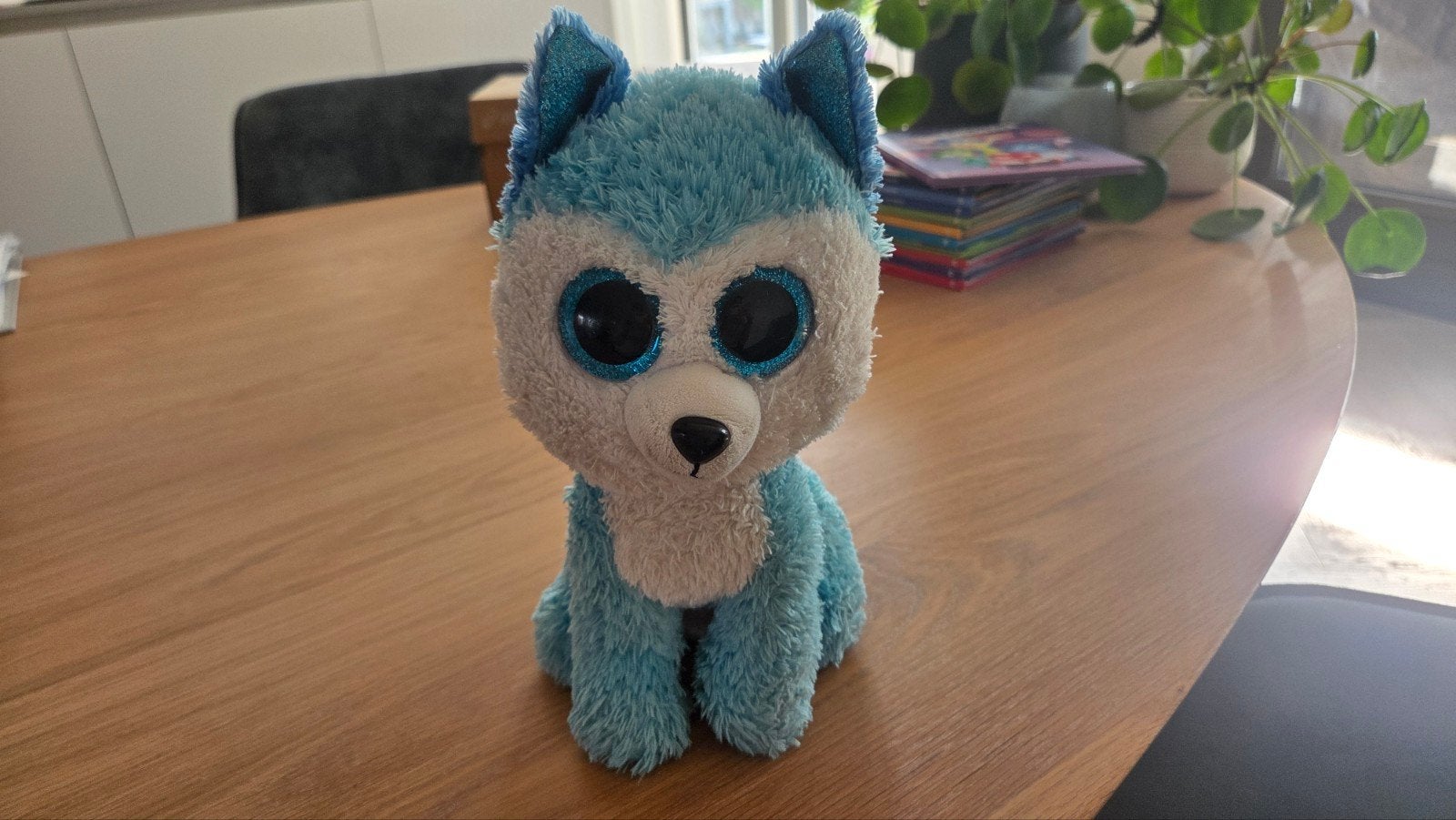 Ty Beanie Boo Prince de Husky, Gebruikt, Blauw, Met label, Middelgroot (20 tot 80 cm)