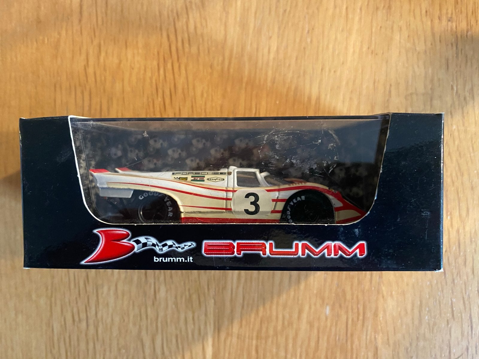 Brumm Porsche 917K Le Mans 1971 Schaal 1:43, Ophalen of Verzenden, Zo goed als nieuw, Auto, Overige merken