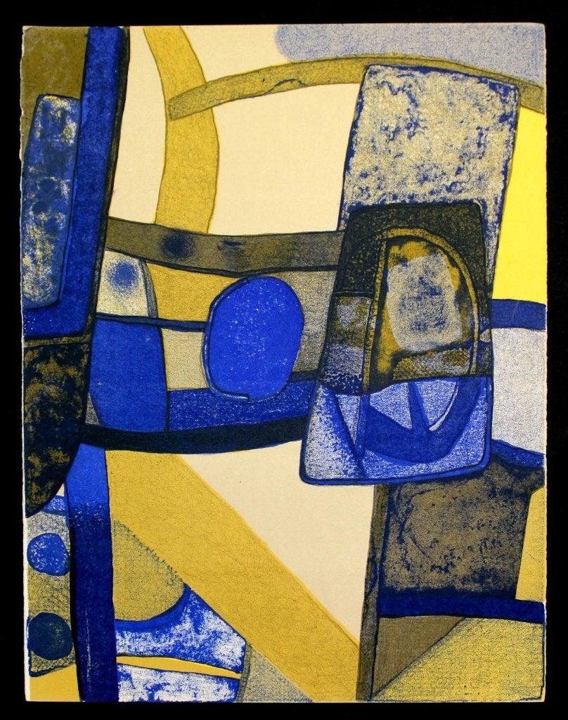 Maurice Estève - Alalito - Litho, Verzenden