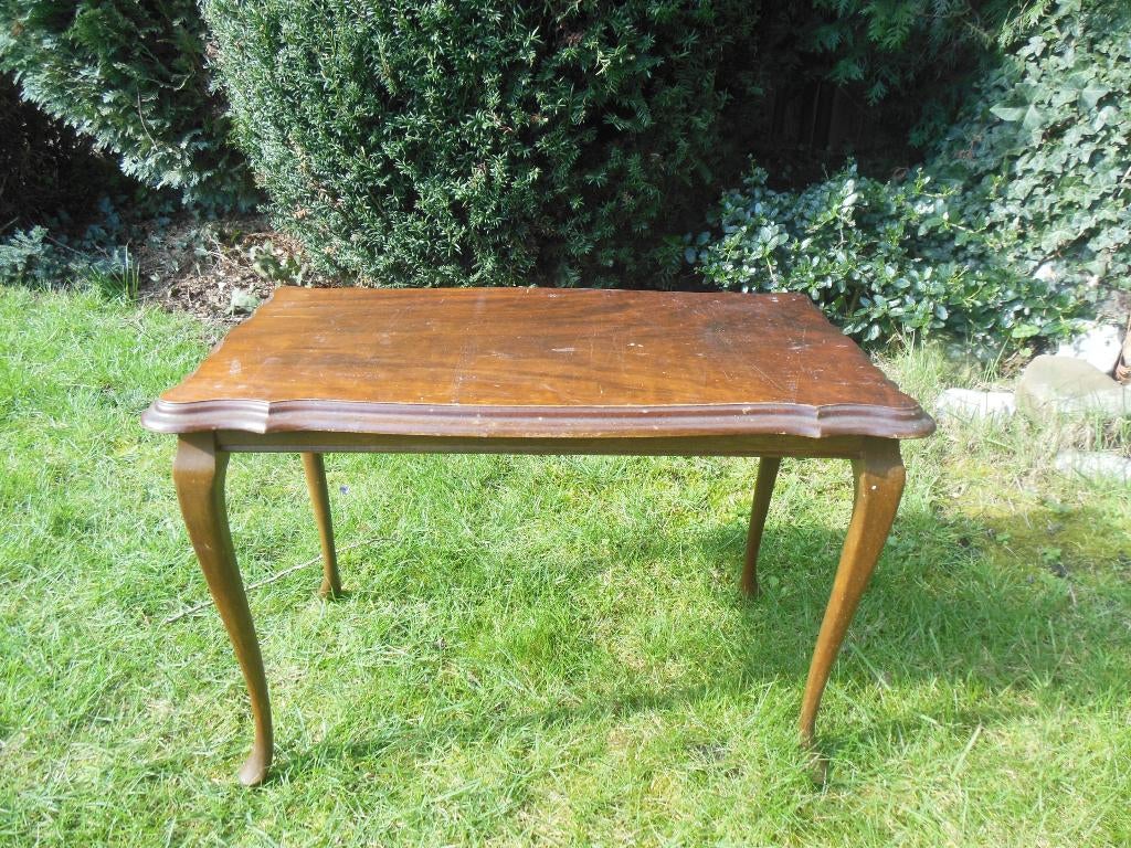 klein bijzet tafeltje hout  kastje vintage decoratie, Antiek en Kunst, Ophalen