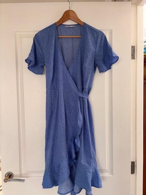 Blauw zomerjurkje ONLY maat 36, Kleding | Dames, Jurken, Only, Blauw, Ophalen of Verzenden, Zo goed als nieuw