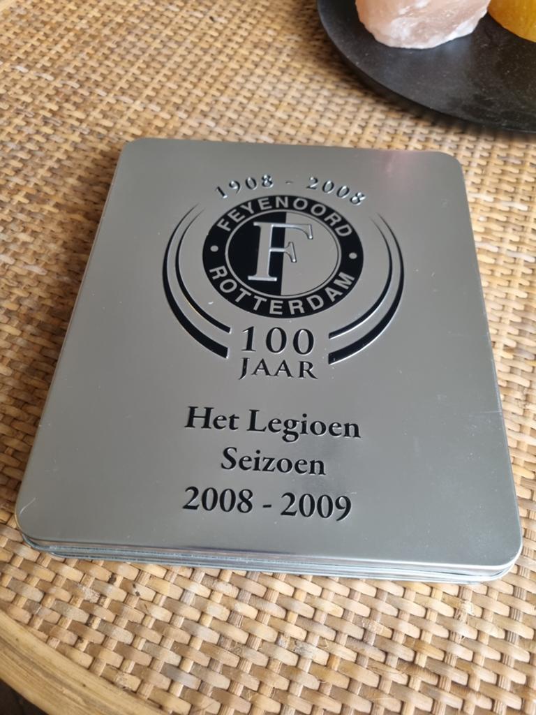 Uniek Feyenoord opbergblik 100 jarig jubileum 2008-2009, Ophalen of Verzenden, Zo goed als nieuw, Feyenoord, Overige typen