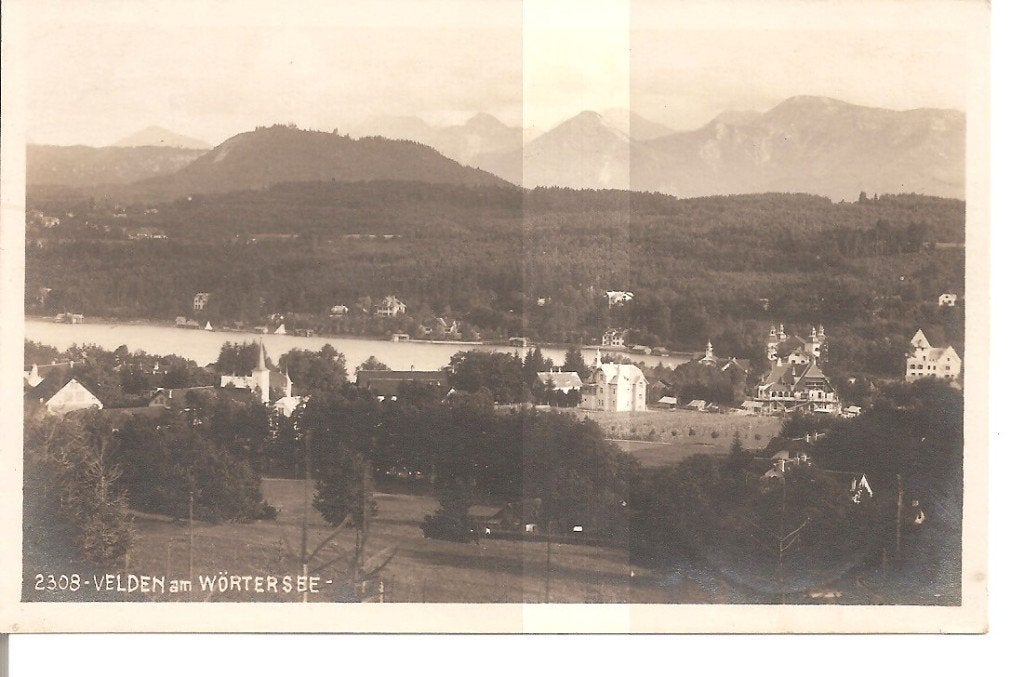 ansichtkaart buitenland Oostenrijk, Velden am Wörthersee, Verzenden, 1920 tot 1940, Gelopen, Oostenrijk