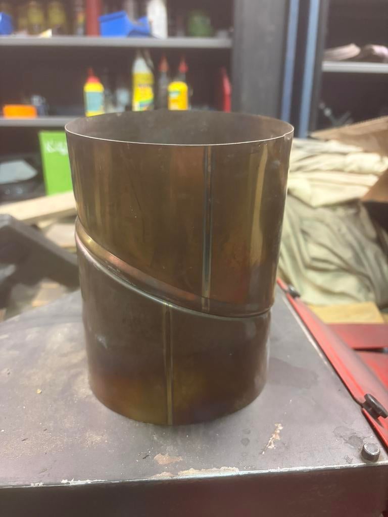 Verstelbare bocht diameter 150, Ophalen of Verzenden, Zo goed als nieuw, Hout, Houtkachel