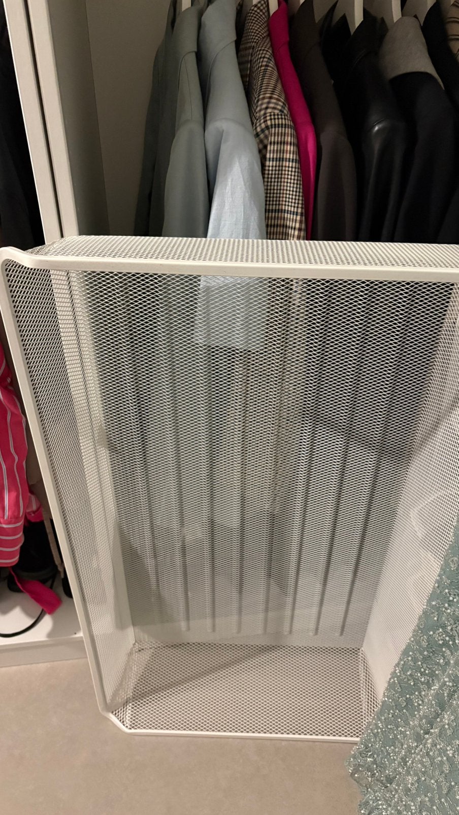 Ikea komplement draadmand met bijhorende rails, Ophalen, Gebruikt