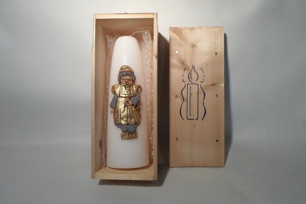 Sara Kaars In Kist, Ophalen of Verzenden, 24 cm, Kaars, Was
