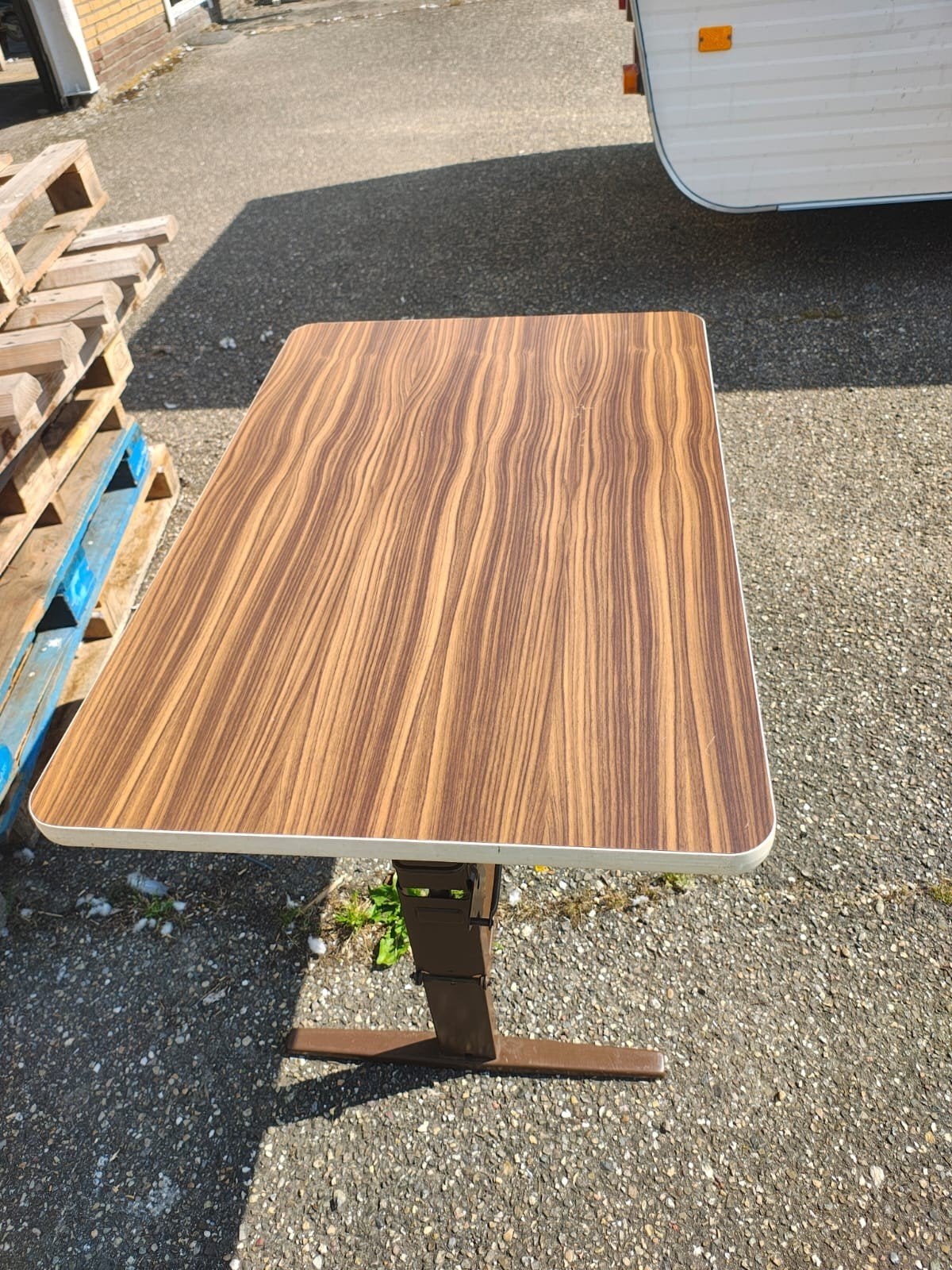 Inklapbare caravan tafel, Caravans en Kamperen, Ophalen