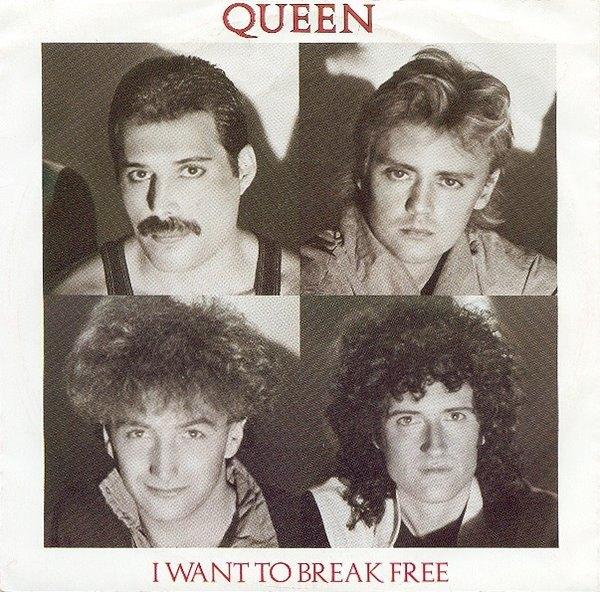 Queen - I want to break free (vinyl single), Cd's en Dvd's, Vinyl Singles, Gebruikt, Verzenden, 7 inch, Fotohoes