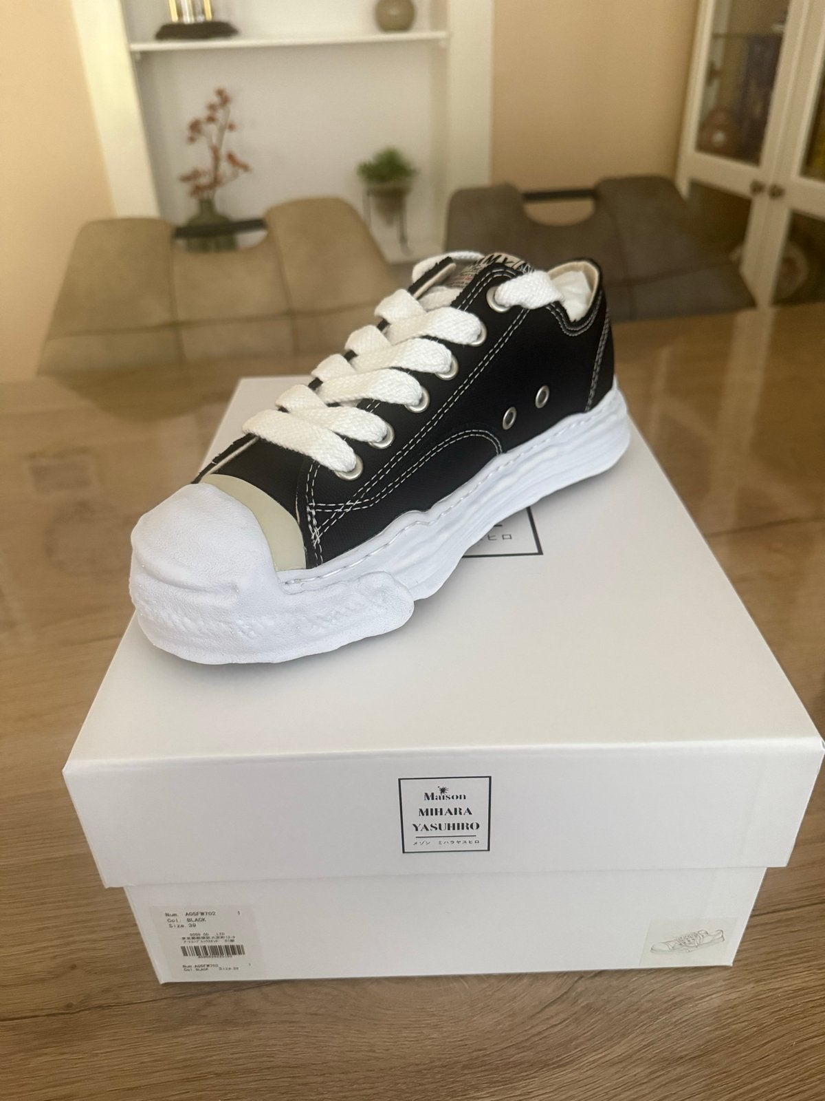 Maison Mihara Yasuhiro Sneakers maat 39, Ophalen of Verzenden, Nieuw, Zwart, Sneakers of Gympen