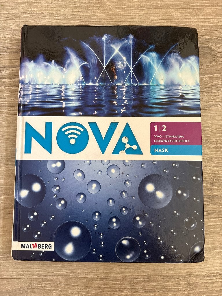 NOVA NASK 1/2 VWO, VWO, Natuurkunde, Malmberg, Ophalen of Verzenden