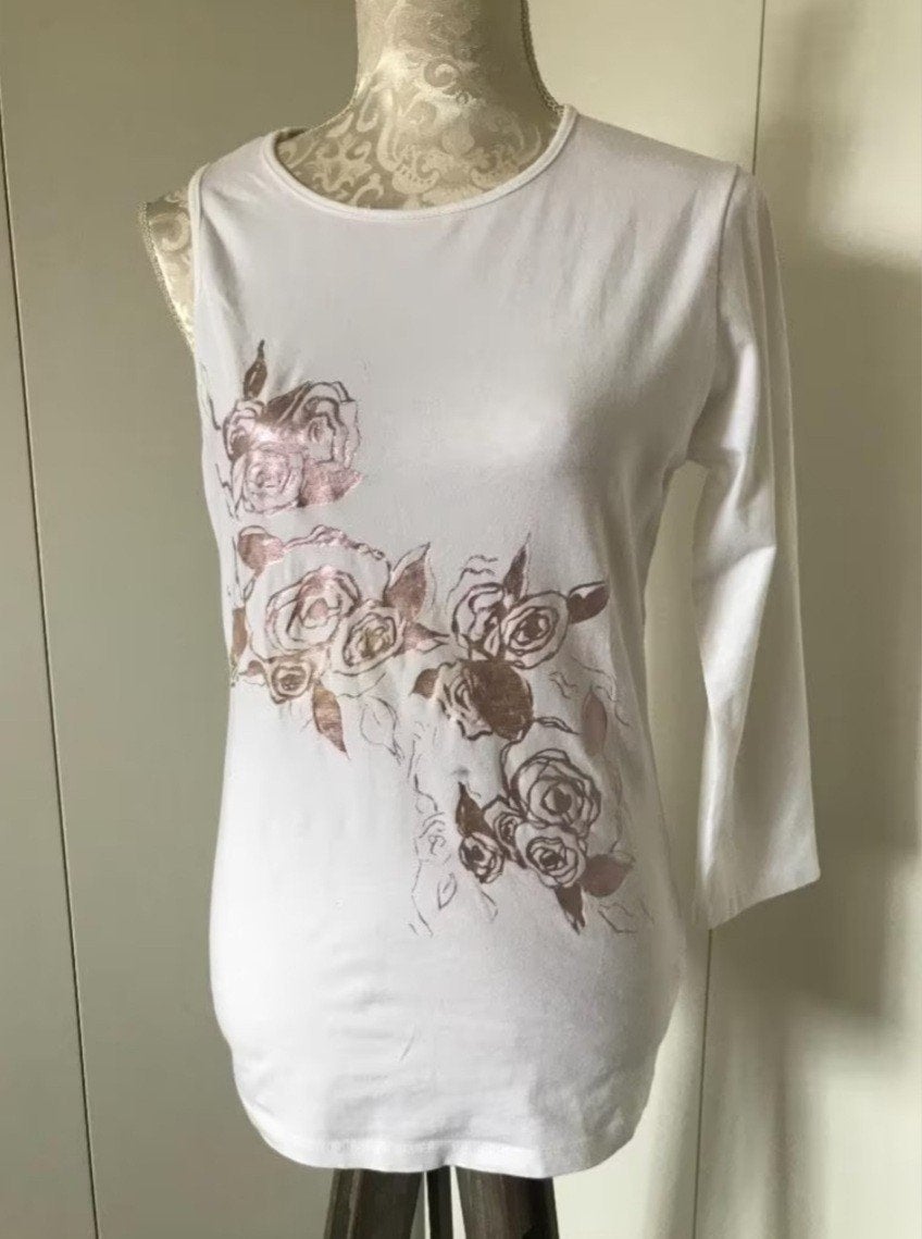 T-Shirt van Alma Mater, Kleding | Dames, Maat 38/40 (M), Alma Mater, Wit, Ophalen of Verzenden