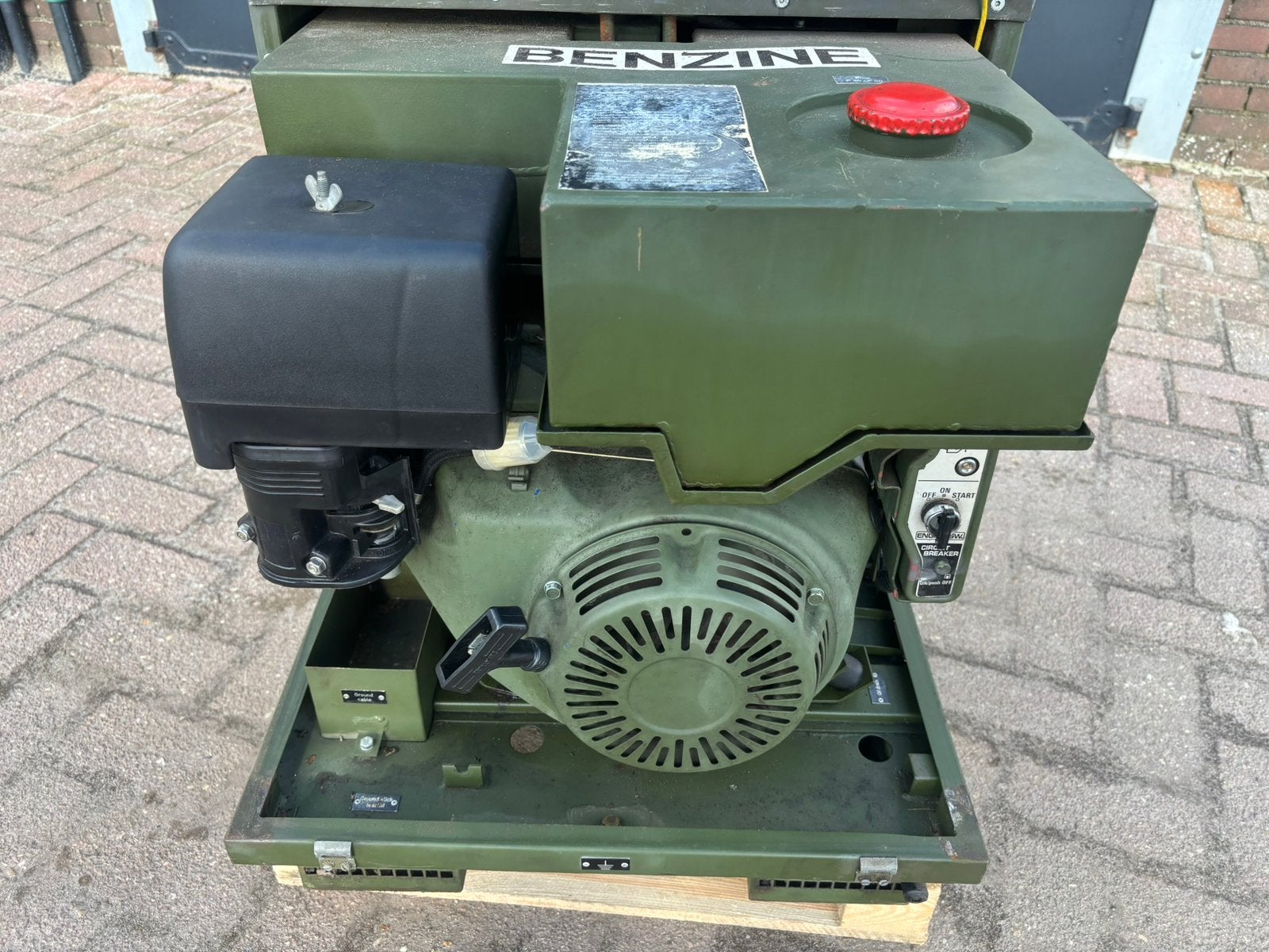 5 KVA aggregaat 230 Volt Honda GX340, Ophalen, Gebruikt, 5 tot 10 kVA, Elektrisch startend